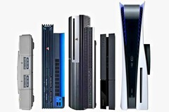 La PlayStation 5 se distingue par son design et sa taille. (Source de l&#039;image : Sony via Reddit - u/batgamerman)
