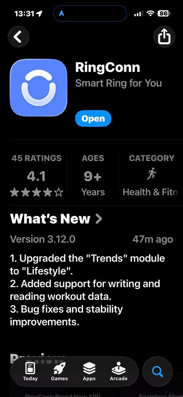 et l'application font l'objet d'une mise à jour. (Source de l'image : Oilypete2023 via Reddit)