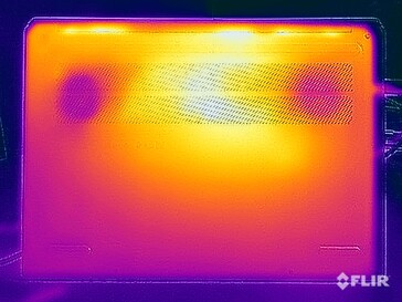 Test de résistance aux températures de surface (en bas)