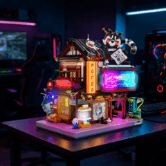 La nouvelle boutique de mangas de Lumibricks est illuminée