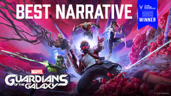 Marvel's Guardians of the Galaxy est la tête d'affiche de ce mois. Le jeu a remporté le prix The Game Award de la meilleure narration en 2021. (Source de l'image : Xbox)