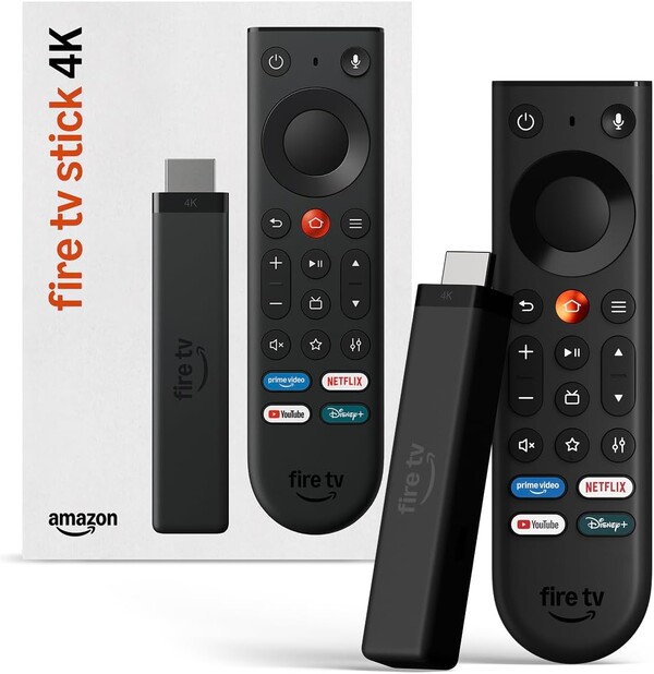 Le nouveau Fire TV Stick 4K (illustré) se situe en dessous du Fire TV 4K Max et du Fire TV Cube.