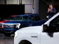 Ford produit désormais la camionnette F-150 Lightning. Les véhicules devraient être livrés dans les &quot;prochains jours&quot;. (Image source : Ford)