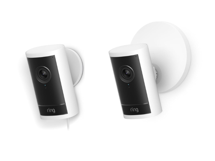 La Ring Outdoor Cam Pro (à gauche) et la Outdoor Cam Pro PoE (à droite). (Source de l'image : Ring) 