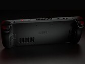 Une vue de l'arrière de la Steam Deck OLED