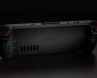 Une vue de l'arrière de la Steam Deck OLED