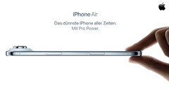 Apple a récemment dévoilé l'iPhone Air, l'iPhone le plus fin jamais conçu. (Source de l'image : Apple)