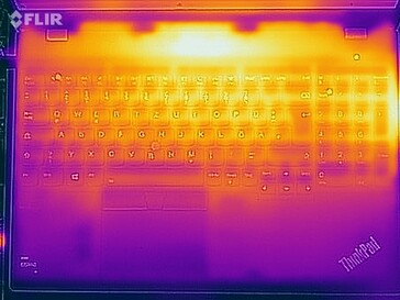 Image thermique sous charge - côté supérieur