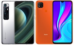 Les Xiaomi Mi 10 Ultra et Redmi 9 sont apparemment passés aux essais internes. (Source de l&#039;image : Xiaomi - édité)