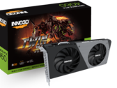 La RTX 4060 Twin X2 d'Inno3D est dotée d'un double ventilateur. (Source : Inno3D)