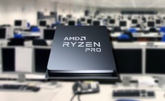 AMD devrait bientôt annoncer ses APU de bureau Ryzen PRO 5000G pour les entreprises. (Image source : AMD/Verite - édité)