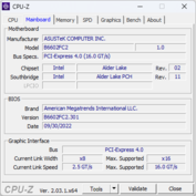 CPU-Z : Carte mère