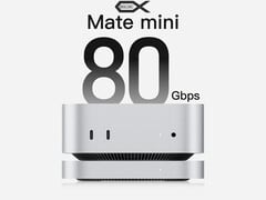 Le Beelink Mate mini se connecte au Mac mini via un port Thunderbolt 5. En photo : la station d&#039;accueil. (Source de l&#039;image : Beelink - édité)