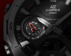 La nouvelle Casio Edifice ECB-2300D-1A (photo) est dotée d&#039;un indicateur de compte à rebours rouge. (Source de l&#039;image : Casio)