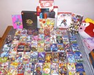 Une collection de cartouches Nintendo Switch en photo