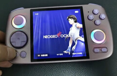 Anbernic a déjà sorti un ordinateur de poche avec un écran au format 1:1. (Source de l&#039;image : Anbernic via Retro Handhelds)