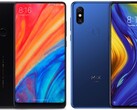 Le Xiaomi Mi Mix 2S et le Xiaomi Mi Mix 3 sont tous deux sortis en 2018. (Source de l'image : Xiaomi - édité)