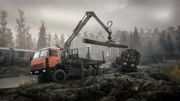 Image montrant un camion dans MudRunner. (Source de l'image : Steam)