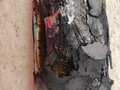 Dégâts massifs sur le OnePlus Nord 2 qui a explosé. (Source : Ankur Sharma)
