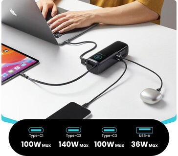 Le Podix PR70 permet de recharger jusqu'à quatre appareils simultanément
