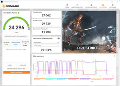 Fire Strike (Mode performance, fonctionnement sur secteur)