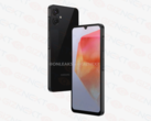 Les rendus décrivent le Samsung Galaxy A06 avec une finition arrière lisse et brillante. (Source : @OnLeaks x GizNext)