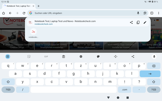 Clavier horizontal