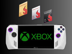 Puces Snapdragon au-dessus de la rumeur de la nouvelle console Xbox (Image source : Qualcomm, Asus, Microsoft Gaming with edits)