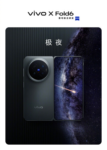 Le Vivo X Fold6 en coloris noir