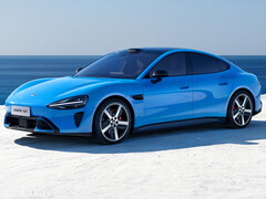 Xiaomi SU7 (2026) dans la nouvelle couleur Capri Blue : la berline sportive électrique reçoit plus qu'un simple lifting mineur. (Source de l'image : Xiaomi)