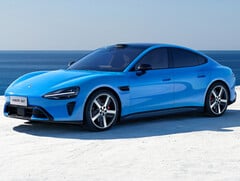 Xiaomi SU7 (2026) dans la nouvelle couleur Capri Blue : la berline sportive électrique reçoit plus qu'un simple lifting mineur. (Source de l'image : Xiaomi)