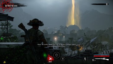 Photo : une capture d'écran du jeu Zombie Army 4.
