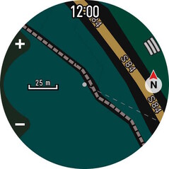 La carte peut également s'afficher en mode sombre