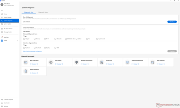 Fonctions de diagnostic du système
