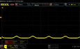 Scintillement PWM (0 % de luminosité)
