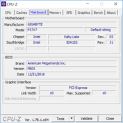 CPU-Z Carte mère.