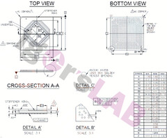 Dimensions de l'emballage du Navi 23 RX 6600. (Source d'image : igor'sLAB)