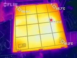 Image thermique du lit de l'imprimante