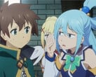 Capture d'écran -『この素晴らしい世界に祝福を！３ーBONUS STAGEー』本予告 (Source de l'image : KadokawaAnime sur YouTube)