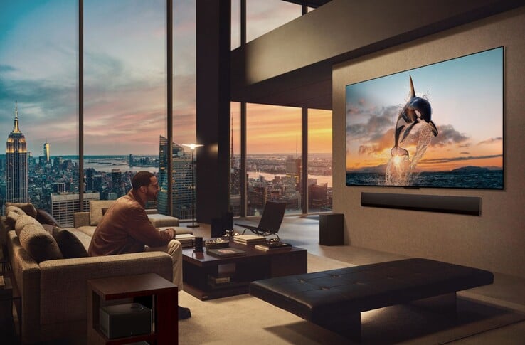 Le téléviseur LG OLED evo M5. (Source de l'image : LG)