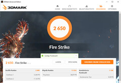 Fire Strike (Mode jeu, alimentation par batterie)