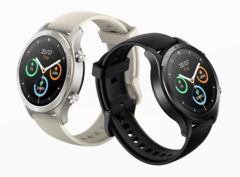 La Realme TechLife Watch R100 est disponible en deux couleurs, toutes deux en aluminium. (Image source : Realme)