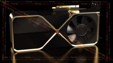 Rendu de Nvidia Titan Ada (image via Moore's Law is Dead)