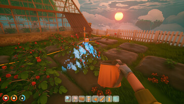 Sur la photo : Une capture d'écran de Solarpunk.