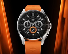 La montre connectée Calibre E4 illustrée est sur le point d&#039;avoir un successeur après plus de trois ans (Image source : Tag Heuer)
