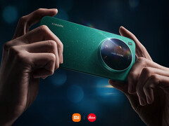 Le Xiaomi 17 Ultra sera lancé en Chine le 25 décembre. Sur la photo : une image promotionnelle montrant le coloris vert étoilé du téléphone. (Source de l'image : Xiaomi)