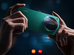 Le Xiaomi 17 Ultra sera lancé en Chine le 25 décembre. Sur la photo : une image promotionnelle montrant le coloris vert étoilé du téléphone. (Source de l'image : Xiaomi)