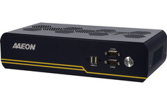 Le dernier né d'Aaeon est doté d'une carte graphique dédiée et de quatre ports Ethernet. (Source de l'image : TechPowerUp)