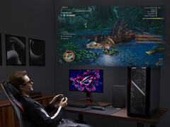 Asus affirme que le ROG Xreal R1 permet de réaliser des projections allant jusqu'à 171 pouces à une distance de 4 mètres. (Source de l'image : Asus)