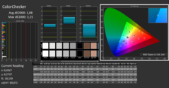 Calman ColorChecker calibré